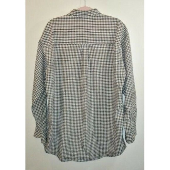 Chaps Ralph Lauren Dress Shirt CRL Vintage Checkered Button Up Mens Size L - Picture 5 of 5